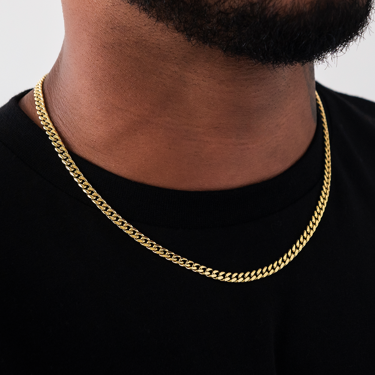Miami Cuban Chain in Yellow Gold - 5mm