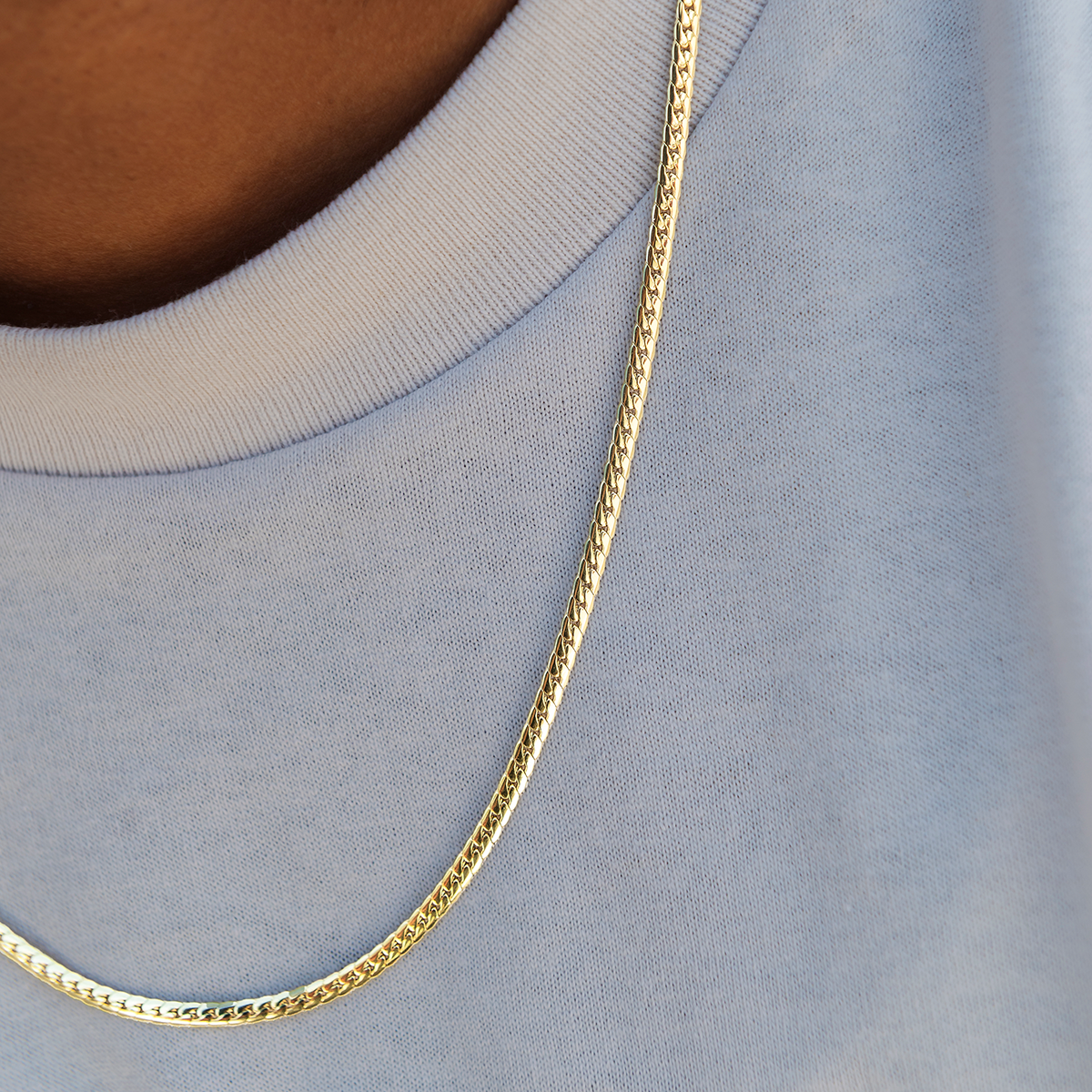 South Beach Cuban™ Chain in Yellow Gold - 3mm