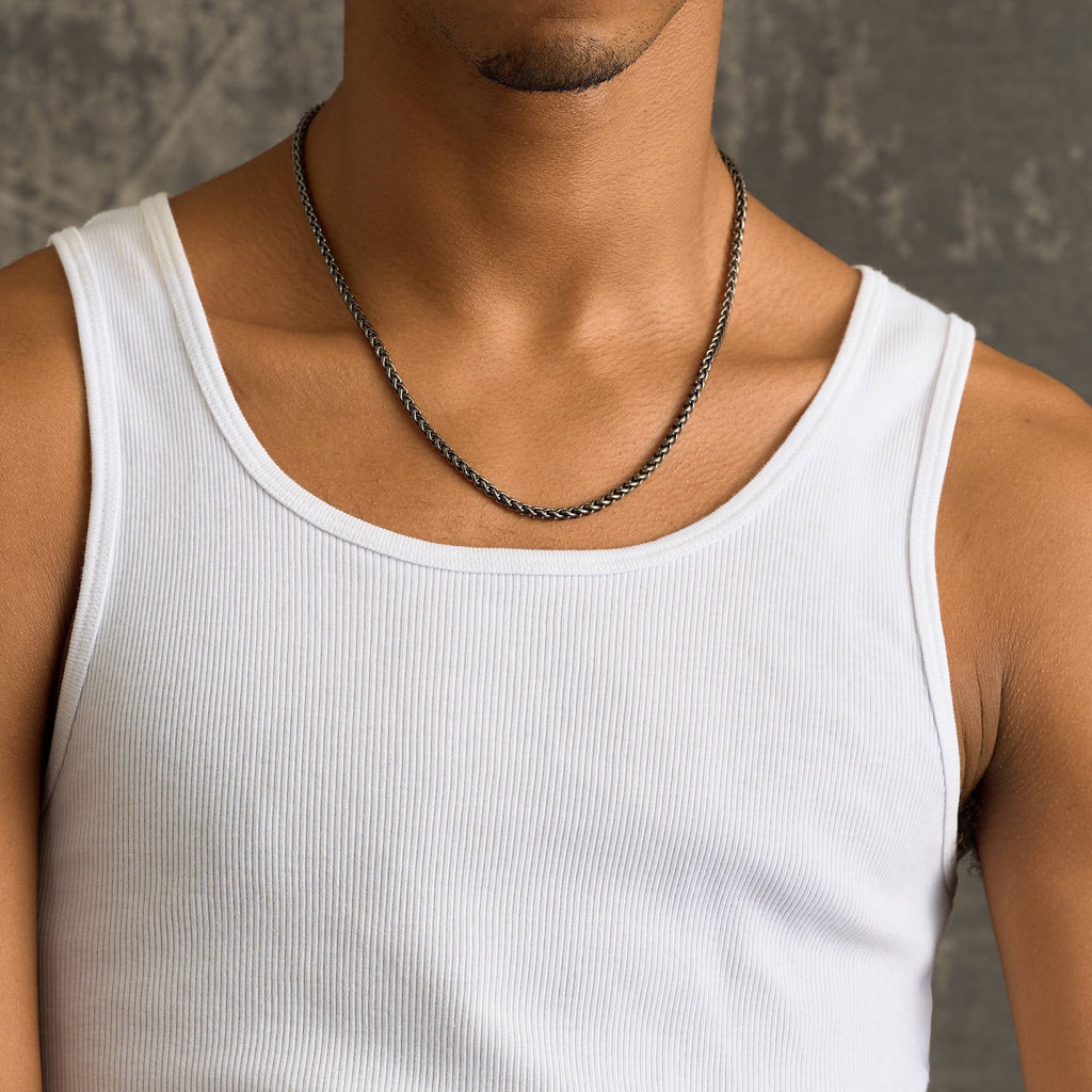 Palm Chain in Black - 4mm