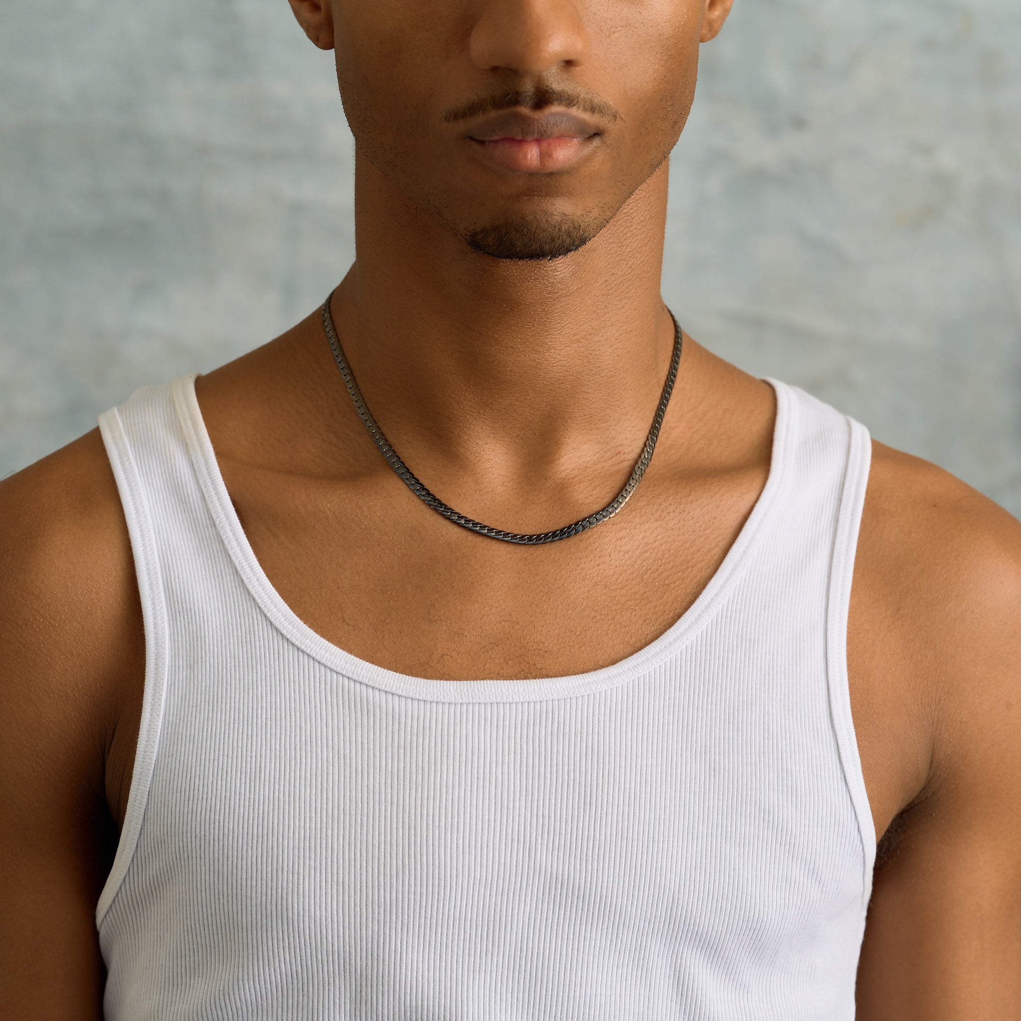 South Beach Cuban Chain in Black - 5mm