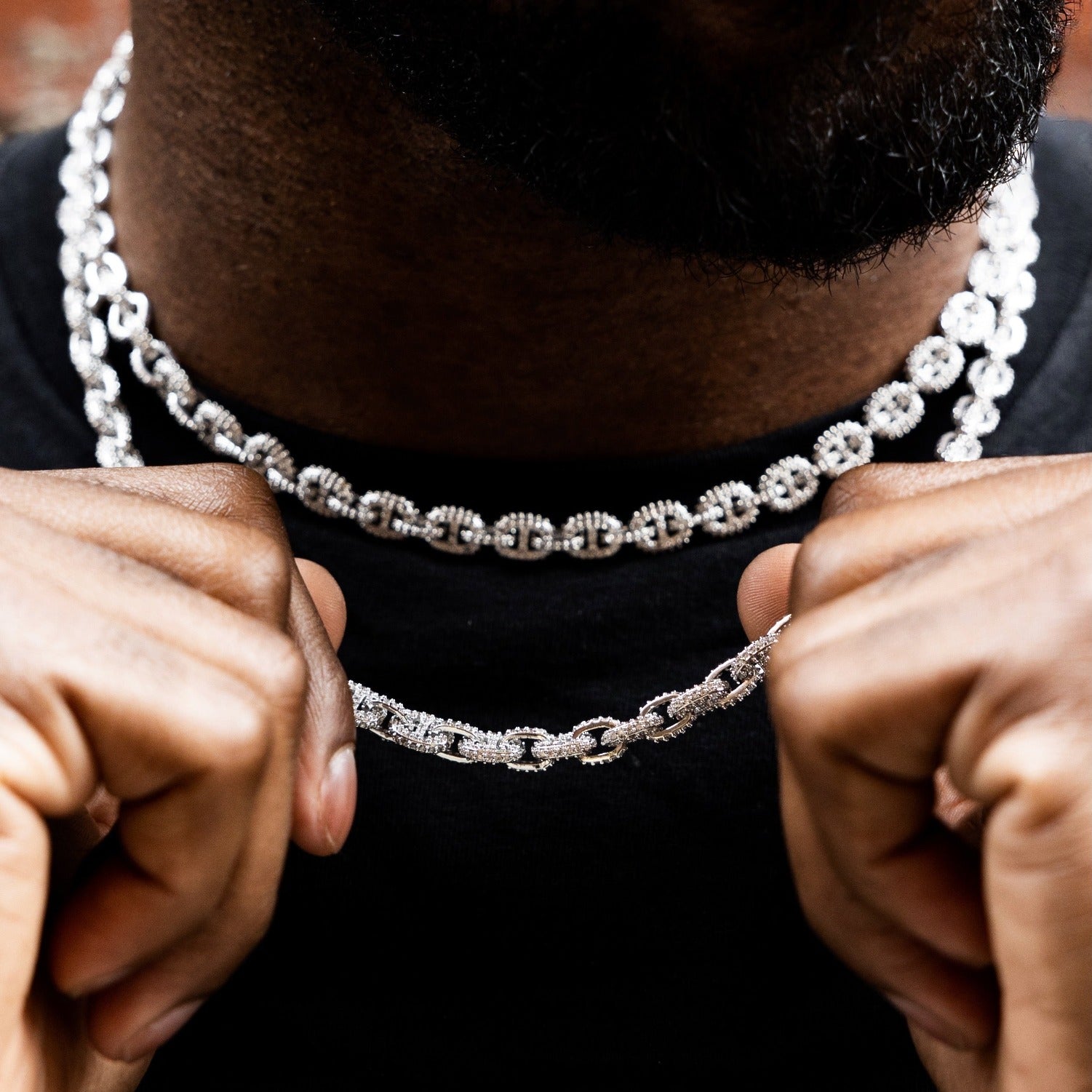 Micro Valentina Chain in White Gold - 7mm