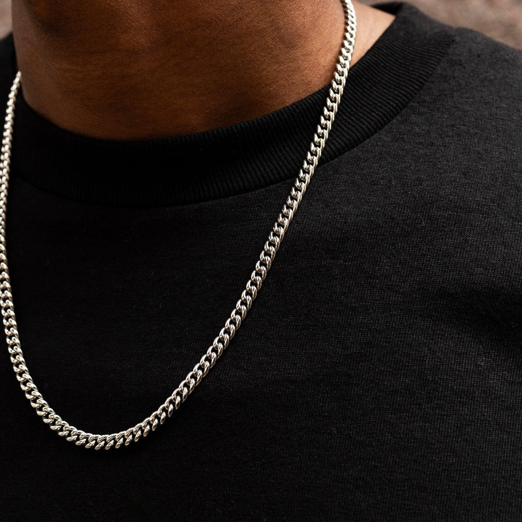 Miami Cuban Chain in White Gold - 5mm