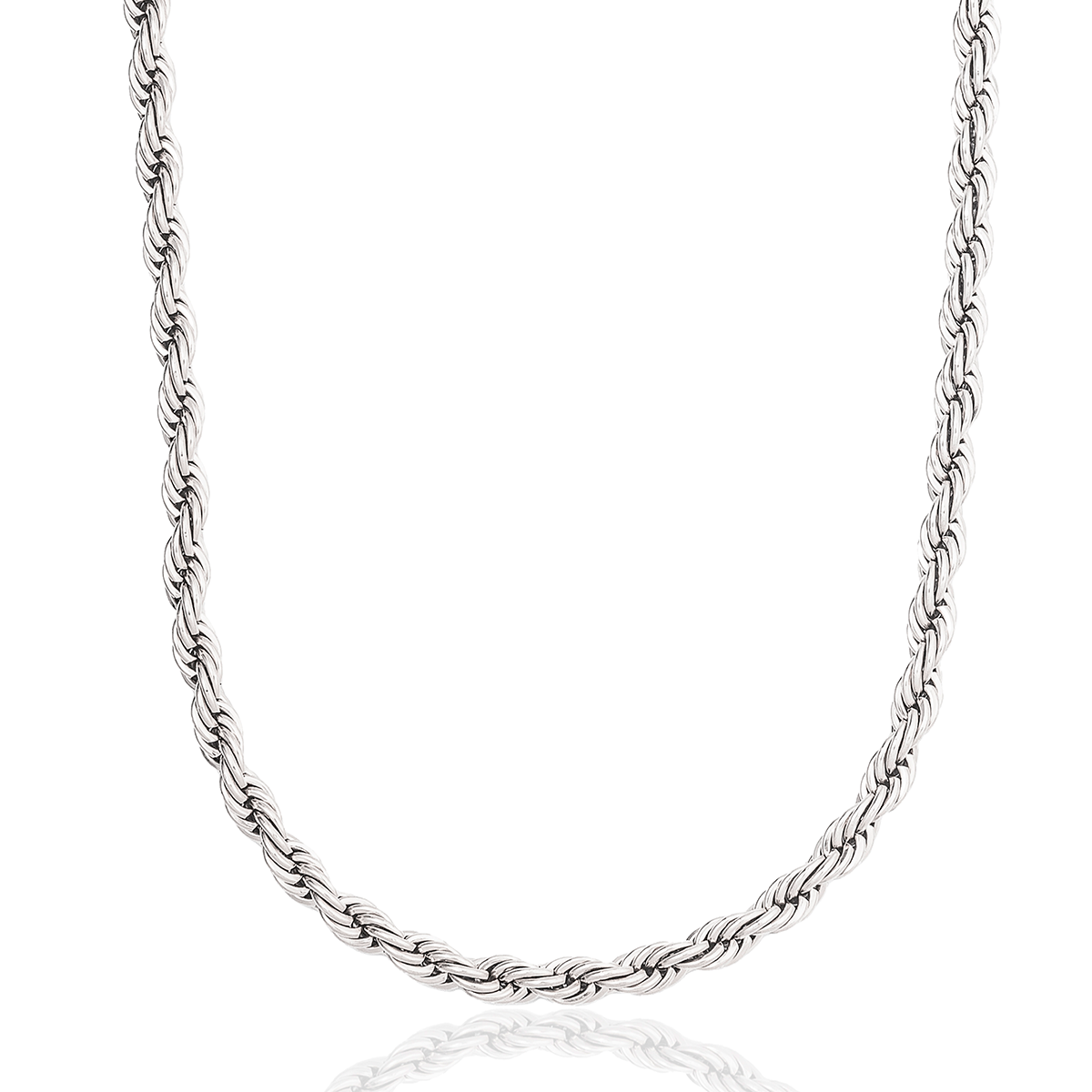 2025 Stanley Cup Official NHL Championship Pendant with 20" Rope Chain in White Gold
