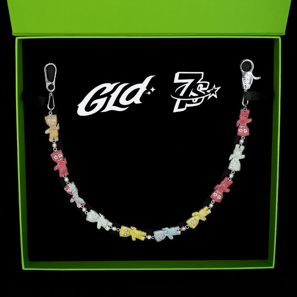 GLD X Triple Sevens Miami Sour Sevens Wallet Chain