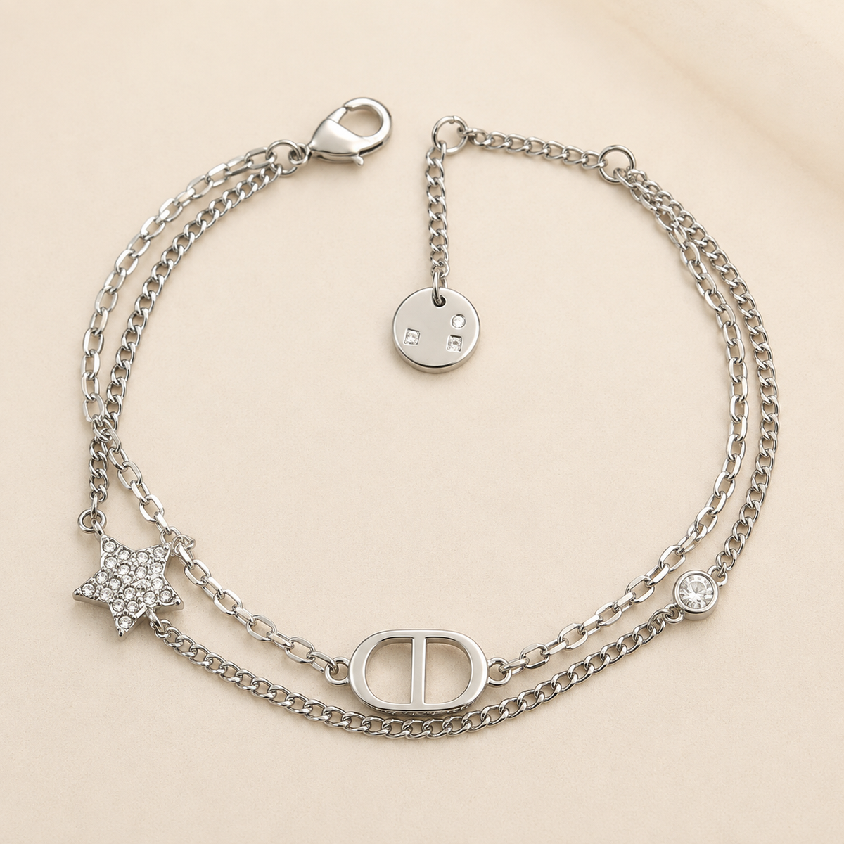 CD Star Double-Layer Bracelet