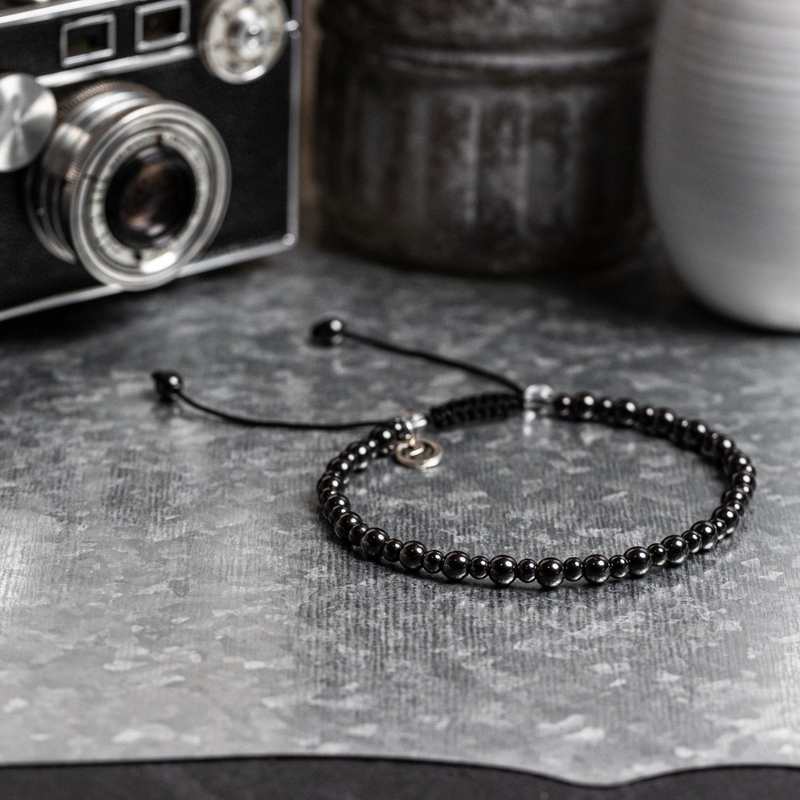 Hematite Anklet for Grounding - Energy Muse