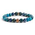 product view of Health Bracelet by Energy Muse featuring Copper, Bloodstone, Blue Apatite, Turquoise and Dumortierite beads by Energy Muse