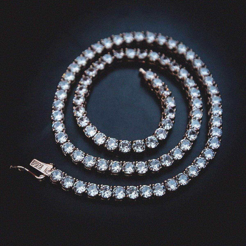 Diamond Tennis Chain in Rose Gold- 5mm